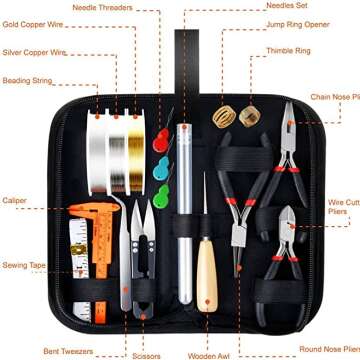 Paxcoo Jewelry Making Kit for DIY Projects