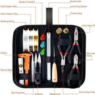 Paxcoo Jewelry Making Kit for DIY Projects