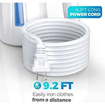 OGHom Steamer for Clothes Steamer, Handheld Garment Steamer 240ml Portable Clothing Steam Iron OGH-HL6