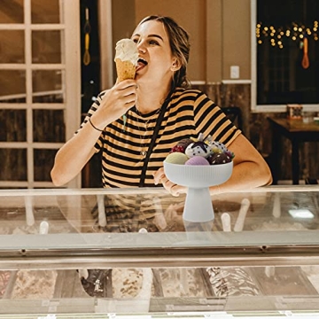 Yardwe Ceramic Fruit Bowl - Stylish Decorative Kitchen Bowl