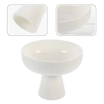 Yardwe Ceramic Fruit Bowl - Stylish Decorative Kitchen Bowl