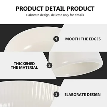 Yardwe Ceramic Fruit Bowl - Stylish Decorative Kitchen Bowl