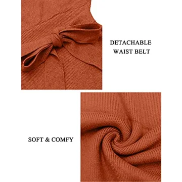 CHERFLY Women's V Neck Sweater Dress for All Occasions