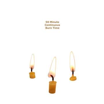 Beeswax Candle Works, 5-Inch Birthday Candles (Pack of 24) 100% USA Beeswax