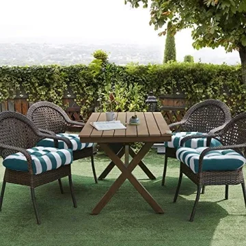 Sweet Home Patio Cushions Comfortable 19"x19" Chair Pads