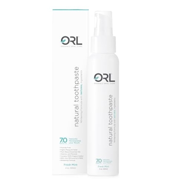 ORL Natural & Organic Toothpaste – Uniquely Formulated to Clean Your Mouth, Helps to Restore Your ...