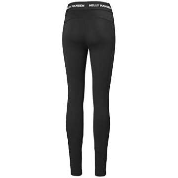 Helly-Hansen Women's LIFA Merino Midweight 2-in-1 Base Layer Pants, 990 Black - Large
