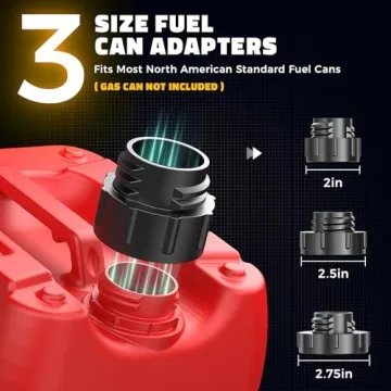 DIYtoolifz Fuel Transfer Pump with Auto-Stop and Hose