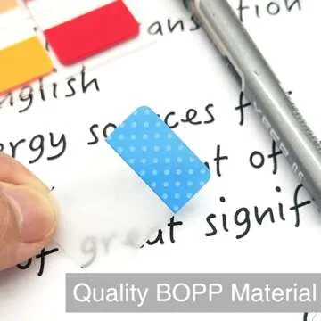 KICNIC Sticky Index Tabs - 480 Colorful Adhesive Markers