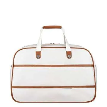 Delsey Luggage Chatelet Soft Air Weekender Duffel (Angora)