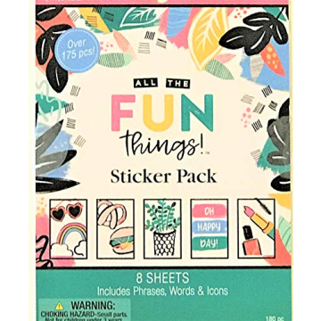 All The Fun Things Sticker Book - 180 pcs of Creativity