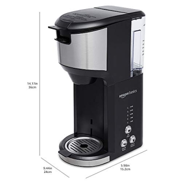 Amazon Basics Single Serve Coffee Maker Dual Brew Options