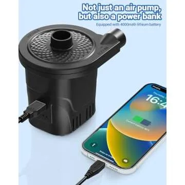 Dr.meter Air Pump - Portable Inflator for Inflatables