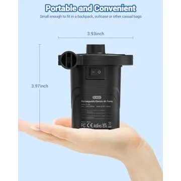 Dr.meter Air Pump - Portable Inflator for Inflatables