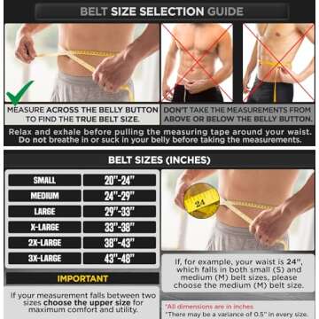 RDX Weight Lifting Belt Gym Fitness, Cowhide Leather, 4” 6” Padded Lumbar Back Support, 10 Adjus...