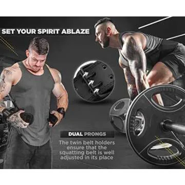 RDX Cowhide Leather Weightlifting Belt for Powerlifting