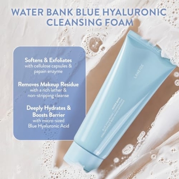 LANEIGE Water Bank Foam Cleanser with Hyaluronic Acid