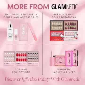 Glamnetic Press On Nails Lady Web Halloween Style Unique Nails