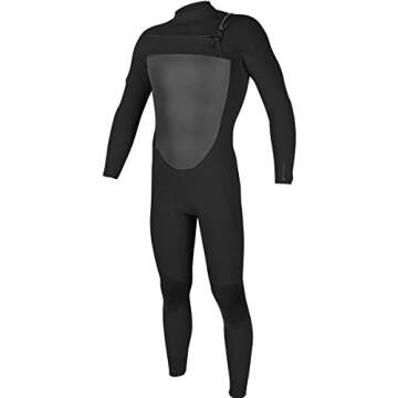 O'Neill Men's 4/3mm Chest Zip Full Wetsuit for Water Sports