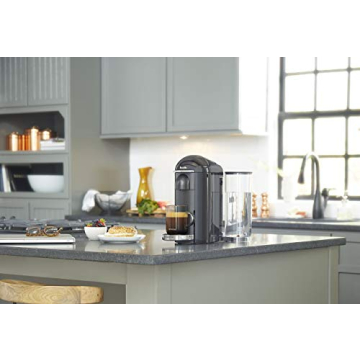 Nespresso Vertuo Plus Deluxe Coffee and Espresso Maker by Breville, Black