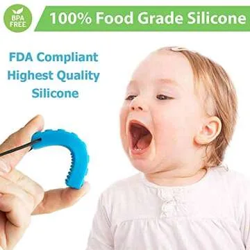 SLGOL Sensory Chew Necklaces - 5 Pack Colorful Silicone Chew Toys for Anxiety and ADHD