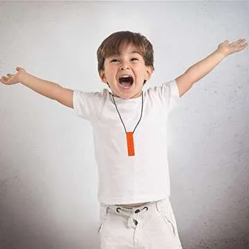 SLGOL Sensory Chew Necklaces for Kids - 5 Pack Bundle