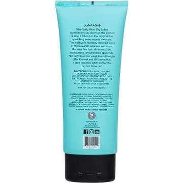 Head Kandy Stay Salty Volumizing Blow Dry Lotion |The Perfect Blowout | Anti-Frizz Heat Protectant F...
