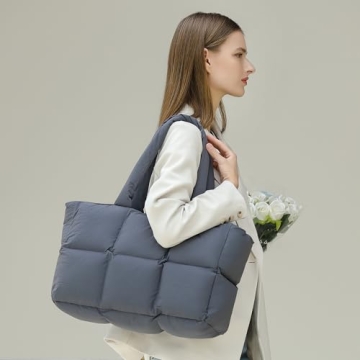 Herald Puffer Tote Bag for Women - Chic & Functional Handbag