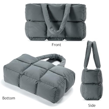 Herald Puffer Tote Bag for Women - Chic & Functional Handbag
