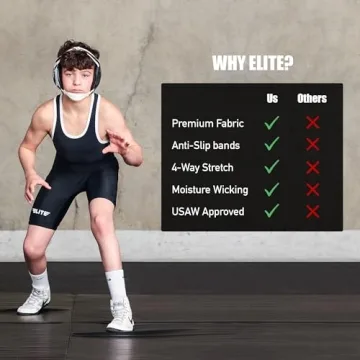 Elite Sports Kids Wrestling Singlet for Young Athletes