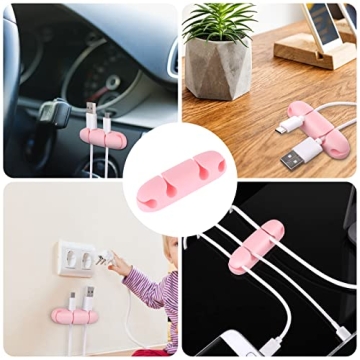 WLLHYF Cable Clips 3PCS Cord Wire Organizer for Home & Office