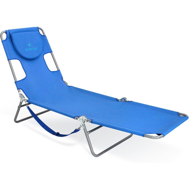 Ostrich Chaise Lounge Beach Chair for Adults
