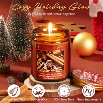 Christmas Candles Set Perfect for Holiday Gifting