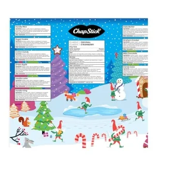 ChapStick Holiday Advent Calendar 12 Lip Balm Flavors