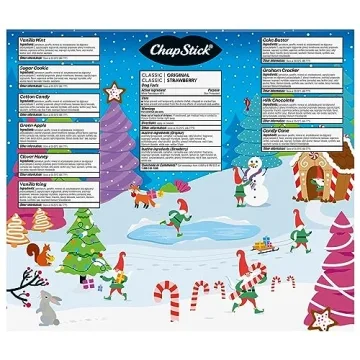ChapStick Holiday Advent Calendar 12 Lip Balm Flavors
