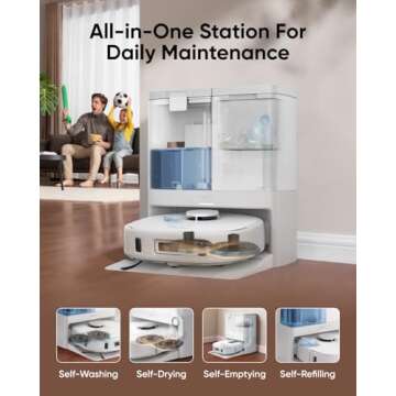 eufy X10 Pro Omni Robot Vacuum & Mop - 8,000 Pa Suction