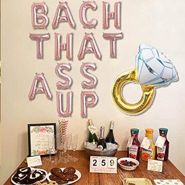 Balloon Letter Decorations for Bachelorette & Bridal Showers
