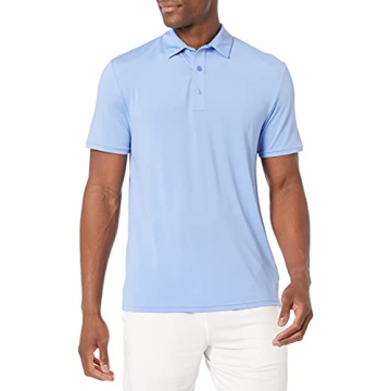 Men's Slim-Fit Tech Stretch Polo Shirt - Lightweight & Breathable