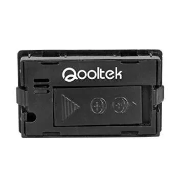 Qooltek Mini Hygrometer Thermometer LCD Display Digital Temperature Humidity Meter Gauge for Incubators Reptile and Humidors (Fahrenheit)