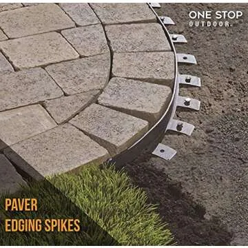 Heavy Duty Landscape & Paver Edging Stakes - 50-Pack