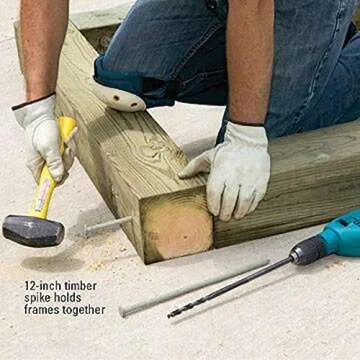 Heavy Duty Landscape & Paver Edging Stakes - 50-Pack