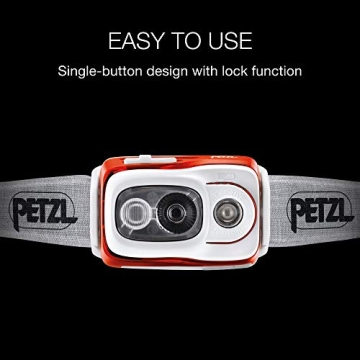 Petzl Swift RL Headlamp with 900 Lumens & Auto Brightness