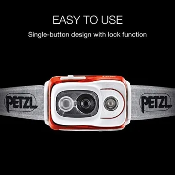 Petzl Swift RL Headlamp with 900 Lumens & Auto Brightness
