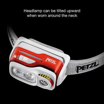 Petzl Swift RL Headlamp with 900 Lumens & Auto Brightness