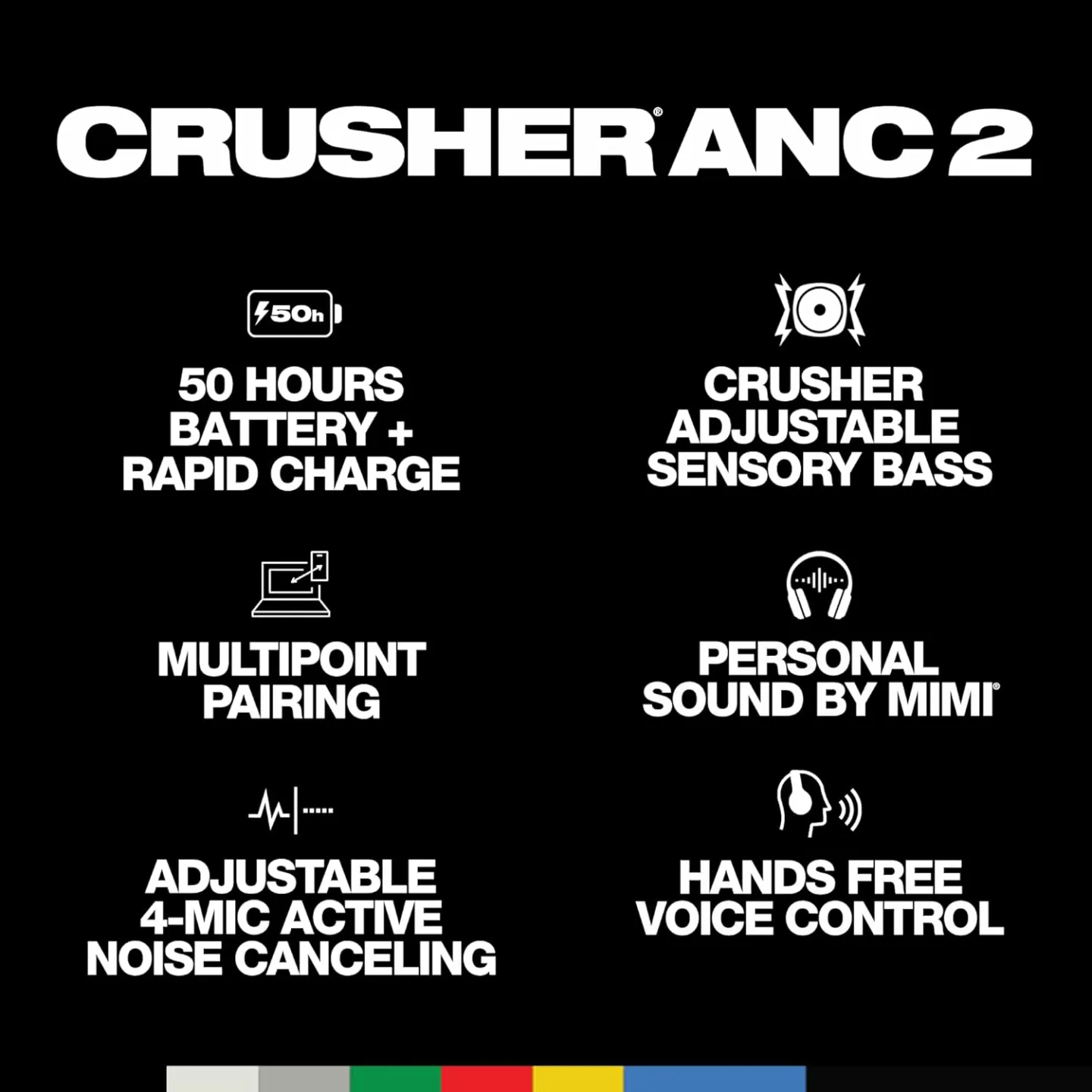 Skullcandy Crusher ANC 2 Wireless Headphones