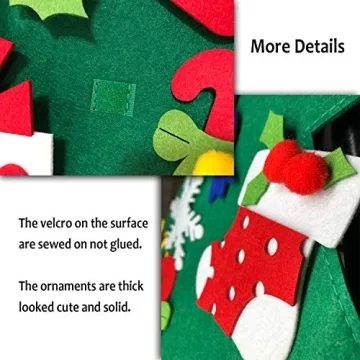 Fayoo DIY Felt Christmas Tree - Fun Holiday Decor for Kids