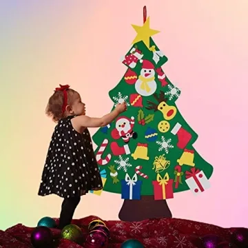 Fayoo DIY Felt Christmas Tree - Fun Holiday Decor for Kids