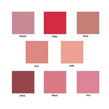 Mellow Cosmetics Gel Lip Pencil - Matte Liner for Women - Long-Lasting & No Bleeding - Organic, Natural, Vegan, Cruelty-Free - Paraben-Free Makeup - Rose - Rose