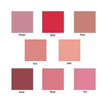 Mellow Cosmetics Gel Lip Pencil - Matte Liner for Women - Long-Lasting & No Bleeding - Organic, Natural, Vegan, Cruelty-Free - Paraben-Free Makeup - Rose - Rose