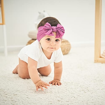 choicbaby 20PCS Baby Girls Nylon Headbands for Newborns